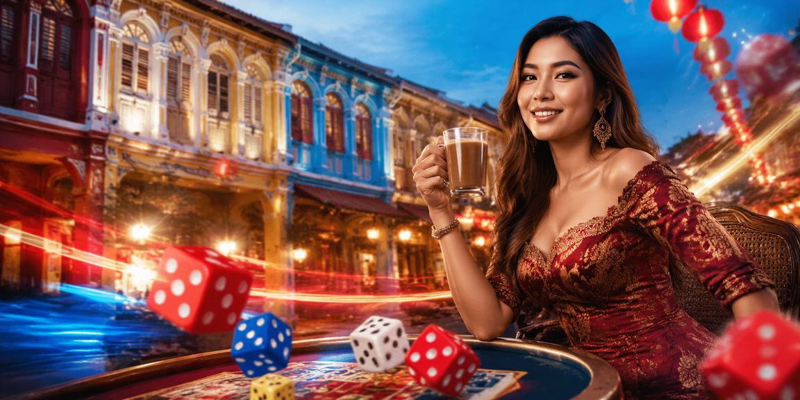 Pemain Malaysia bermain permainan dadu bergaya tempatan di Penang dengan fun36